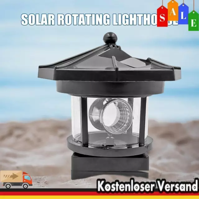 2tlg Ersatz Leuchtmodul für Solar LED Leuchtturm Leuchtkopf Garten Beleuchtung