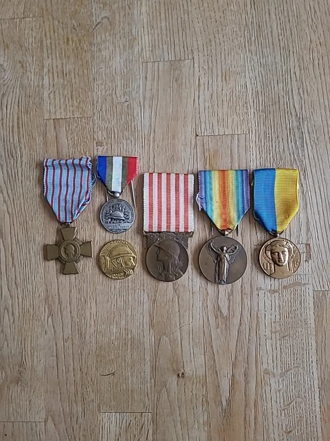 Lot De 3 Médailles Militaires Françaises WW1 - Très Bon état