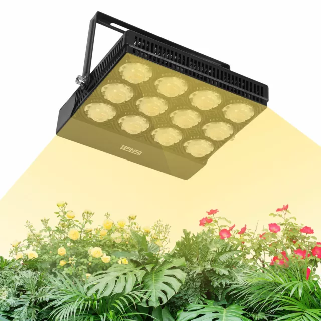 SANSI 450W LED Grow Light Full Spectrum Indoor Veg Flower Plant Lamp Hydroponic