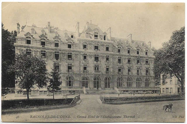 CPA ""BAGNOLES DE L'ORNE - Grand Hotel de l'Establishment Thermal