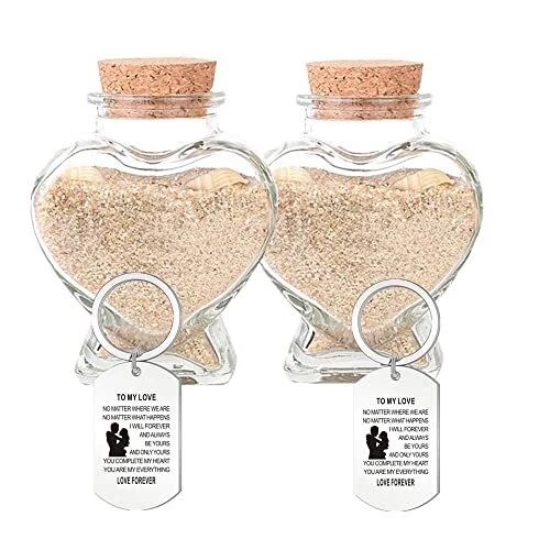 Honeymoon Keepsake Gift, Keepsake Jar Honeymoon Essentials Heart Shaped Jar