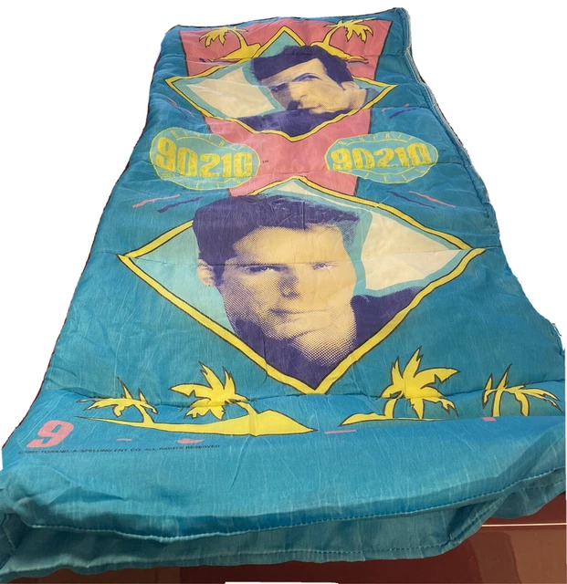 Vintage 1991 Beverly Hills 90210 Sleeping Bag Luke Perry Jason Priestley