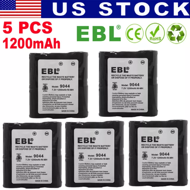 5x 1200mAh HNN9044A Battery For Motorola HNN9056 Spirit SP10 SP21 SP50 SP50+ P60