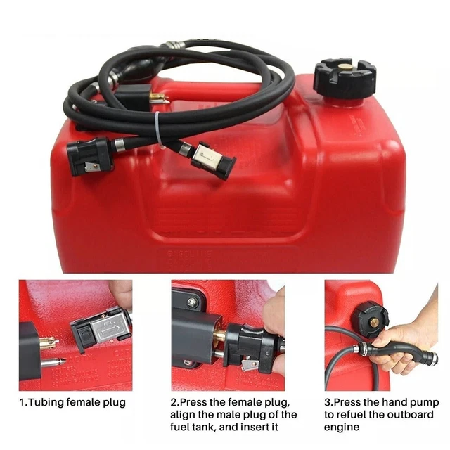Bidon Combiné 5L Carburant + 3L Huile Tronçonneuse - Avec Becs Arrêt Auto Et Porte-Outils