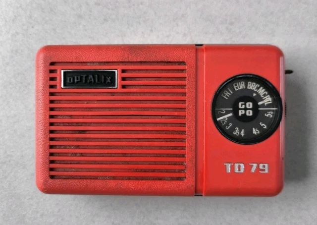 Transistor Optalix TO 201 – Marron Clair, Pièce Détachée Radio (occasion)
