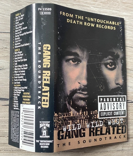 GANG RELATED MOVIE OST Soundtrack Cassette Tape Death Row 2Pac Snoop