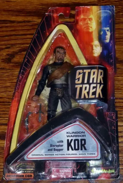 Star Trek - Klingon Warrior KOR - Wave Three - Art Asylum Figure, 2004
