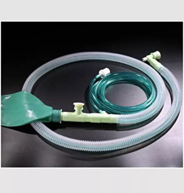 Adult Bain Anesthesia Breathing Circuit 60 Inches Corrugated Tube With Elbow