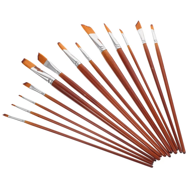 Cepillos de mezcla acuarela cepillo suministros de pintura de dos colores