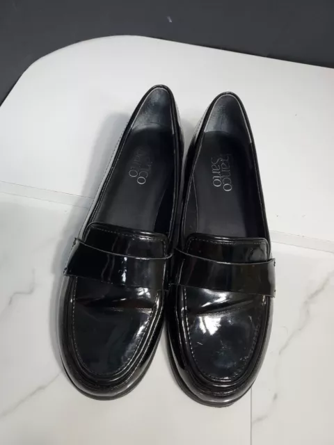 Franco Sarto Black Slip-On  Loafer 6.5M