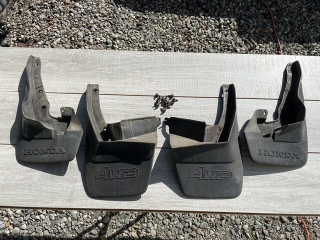 88-91 Honda Civic WAGON RT4WD Mudflaps Mud Flap guard SET OEM EF SH5 RARE