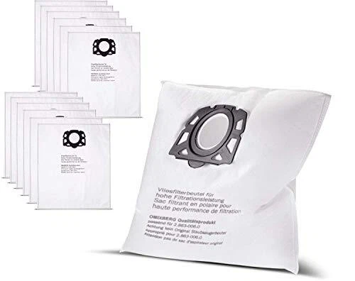 10 Sachet filtre ouate compatible avec les aspirateurs multifonctions des séries