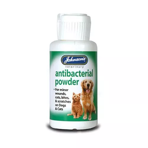 Johnsons Anti-Bacterial Antiseptic Powder for Cat & Dogs 20g for minor scratche