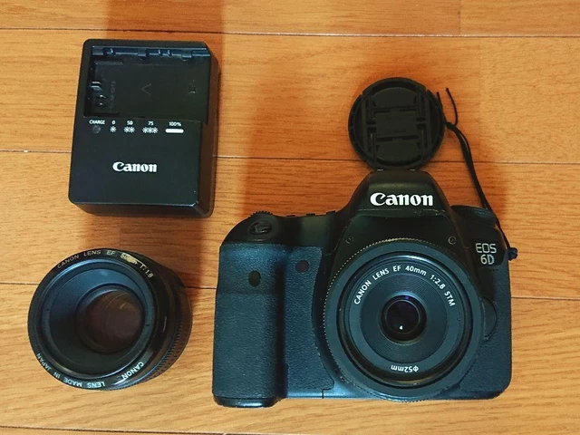 eos6D ＋ ef50mm f1.8 セット レンタル - Canon お手軽一眼レフ & 単焦点セット EOS 70D +