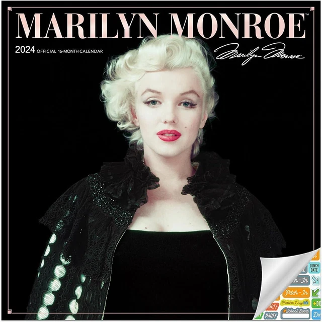 MARILYN CALENDAR 2025 Deluxe 2025 Norma Jeane Wall Calendar Bundle