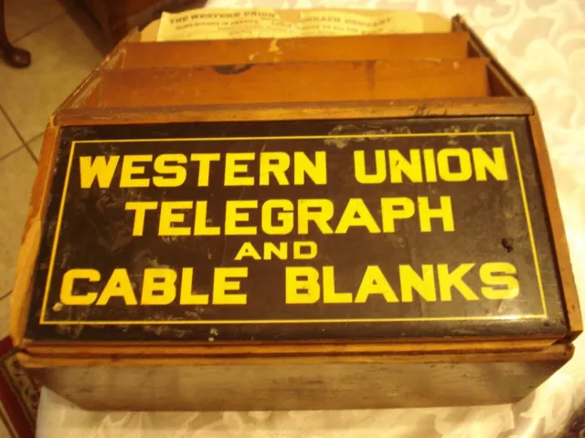 Western Union Telegraph And Cable Blank Display