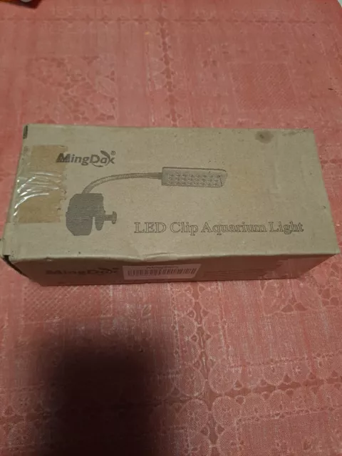 Mingdak LED Aquarium Light, Fish Tank Light, 24 Leds, Clip on Fish Tank Lighting