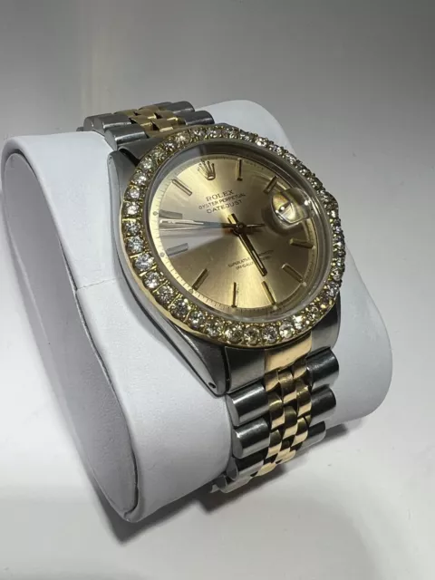 Rolex Oyster Perpetual Datejust Champagne Dial Diamond Bezel Jubilee Band Rolex Oyster Perpetual Datejust Champagne Dial Diamond Bezel Jubilee Band