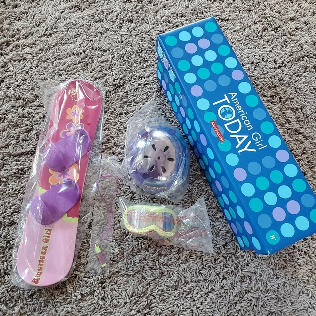 American girl retired snowboard gear accessories new sealed in box