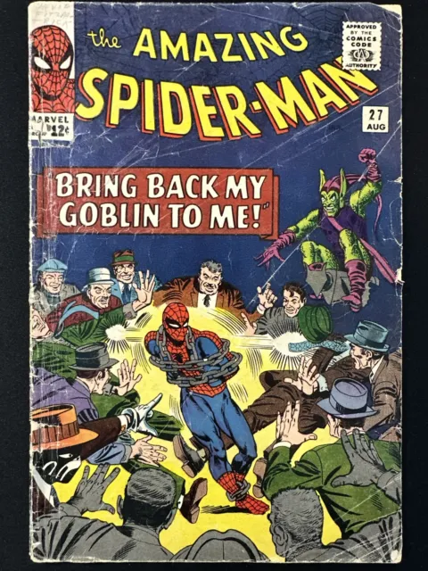The Amazing Spider-Man #27 Marvel Comics 1st Print Vintage Silver Age 1965 Fair