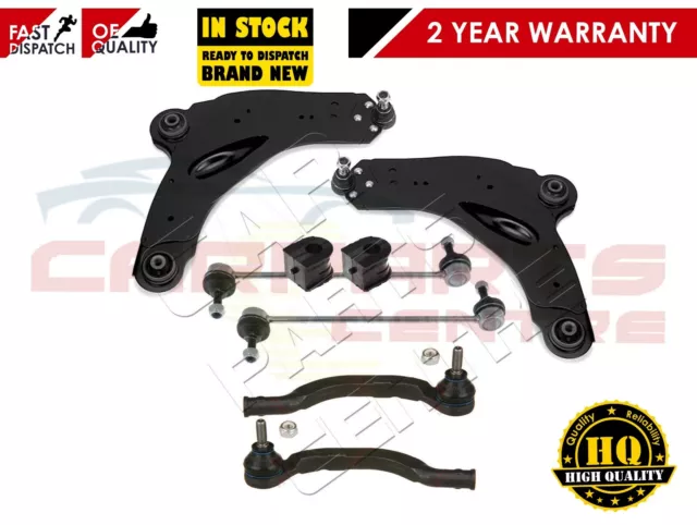 For Trafic Vivaro Front Lower Wishbone Arms Stabiliser Links Bushes Track Ends