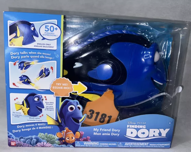 Disney Pixar Finding Dory My Friend Dory animierter Fisch sprechender Film Spielzeug Neu.