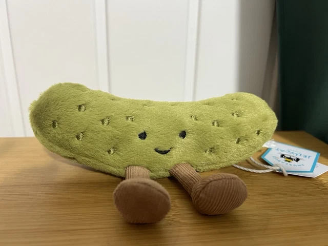 ADORABLE 2025 JELLYCAT Amuseable Pickle Ultra Soft Green Collectible adorable-2025-jellycat-amuseable-pickle-ultra-soft-green-collectible