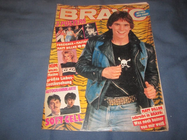 Bravo 11.2.1982 7/82 mit Matt Dillon Poster Heft komplett