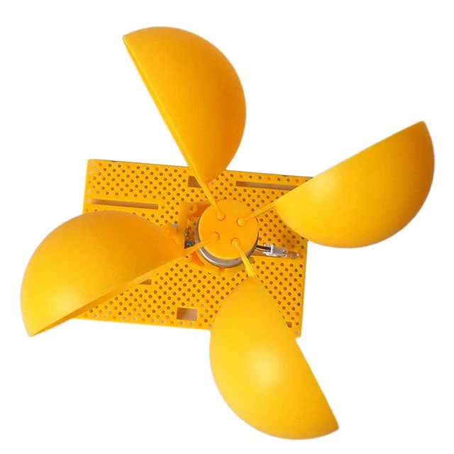 Kit Turbina Eolica Fai Da Te DAZZLEEX - Mini Generatore Con Lama E Lampadina