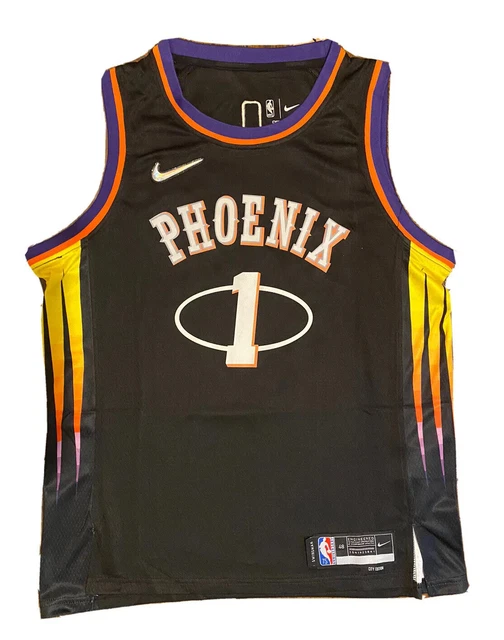Devin Booker Phoenix Suns City Edition 2022 Swingman Jersey Black Size Large 3100 Picclick