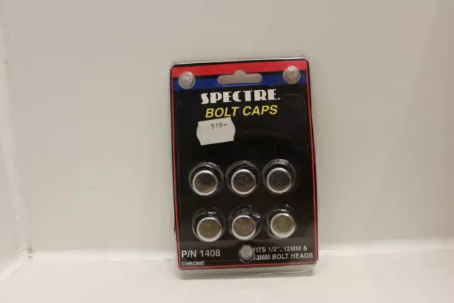 Cache vis chromé pour tête de boulon 1/2’’ 12mm et 13mm