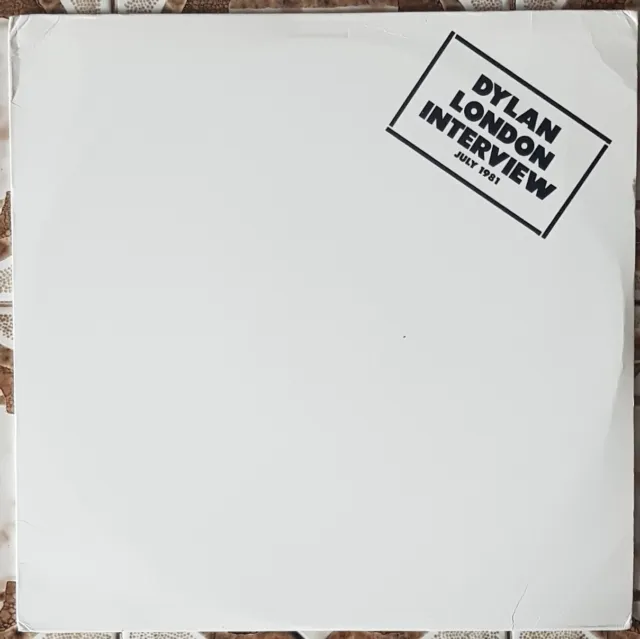 Bob Dylan London Interview Rare 1981 Usa Promo-Only Lp, Vinyl Is Mint