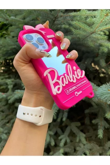 Silikon Handyhülle iPhone 14 Pro Case Matt ( Barbie )