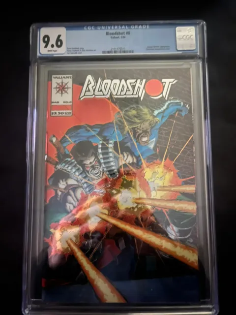 Bloodshot #0 Valiant, 3/94 Eternal Warrior Chromium Wraparound CGC 9.8