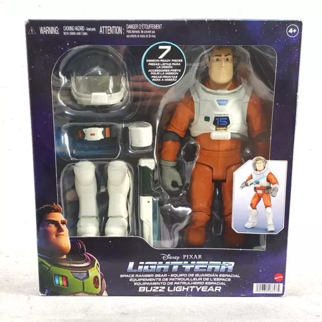 Disney Pixar Lightyear Space Ranger Gear Buzz XL-01 Figure Orange New Toy Story