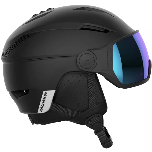 Salomon Pioneer Visière Sp Casque de Ski à Snowboard Noir