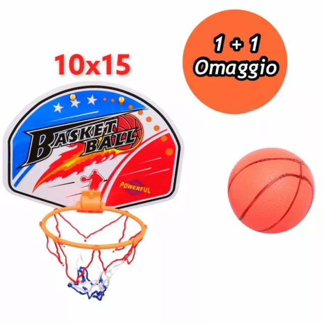 Set Canestro Mini Basket 2Pz Gioco Per Bambini E Adulti A Casa O In Ufficio