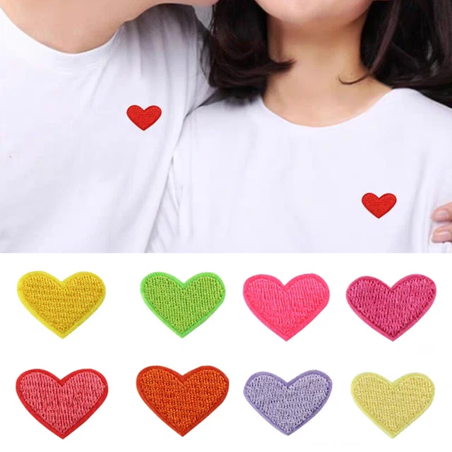 40 Toppe Termoadesive Cuori E Fiori - Kit Decorazione Vestiti Fai Da Te - Foto 4