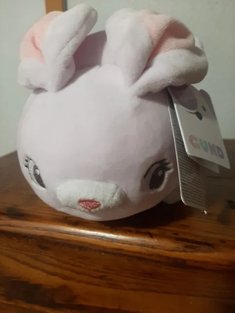 Gund Pink Glo Bops bunny Plush Stuffed Animal NWT