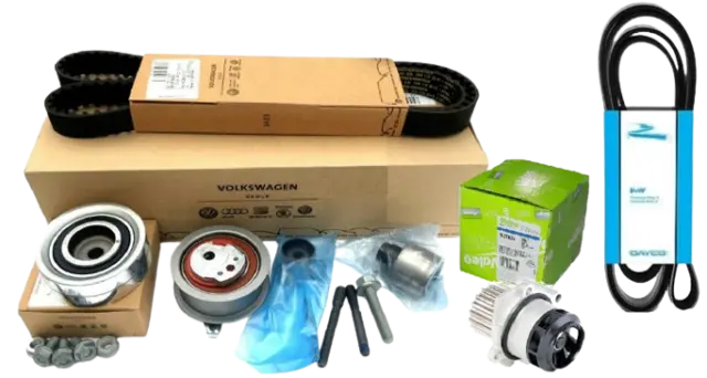 Kit distribuzione originale VW Golf 6 VI 1.6 2.0 Tdi pompa acqua cinghia esterna