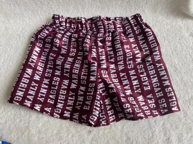 NRL Manly Sea Eagles Kids Boxers Size 8