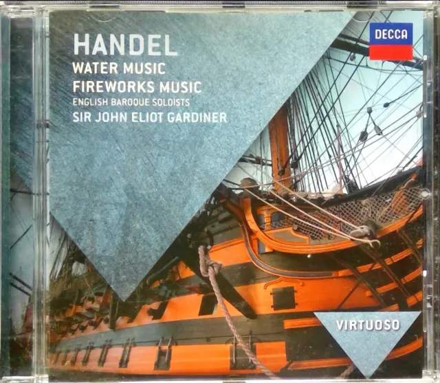 Handel Water & Fireworks Music CD Sir John Gardiner (Decca 478 3357 DB)