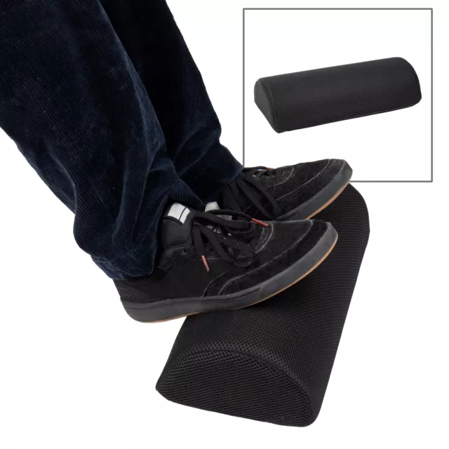 Foot Rest, Under Desk at Work, Ergonomic, Office, Foam, 7.5"L x 16.75"W x 3.75"H