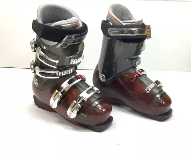 LANGE SUREFOOT FLUID 120 Maroon  Ski Boots Mens Mondo Size 25.5