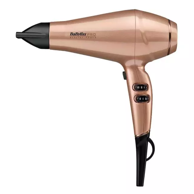 BaByliss Pro Keratin Lustre Hair Dryer Rose Gold