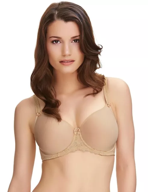 Fantasie Rebecca Lace Bra Size 36G Sand Padded Spacer Full Cup T-Shirt 9421