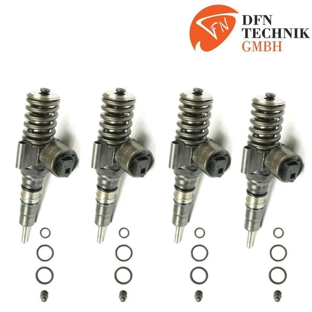 4xBosch Injecteur Buse Pompe Unité Pde VAG 1,9TDi BLS Bsu 03G130073G 0414720404