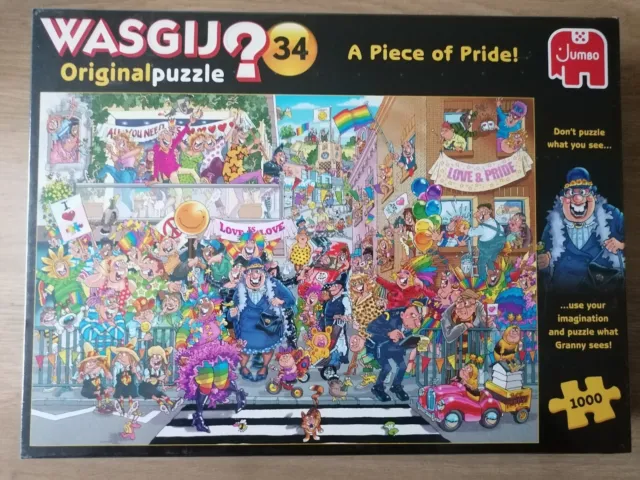 Wasgij Original 34  "A Piece of Pride" 1000 Pieces Jigsaw.  BRAND NEW & SEALED