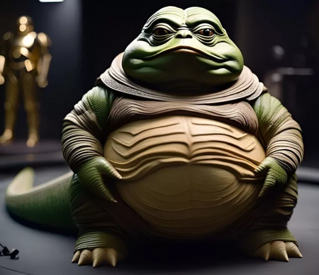 Jabba The Hutt Fan Art Star Wars Size A3