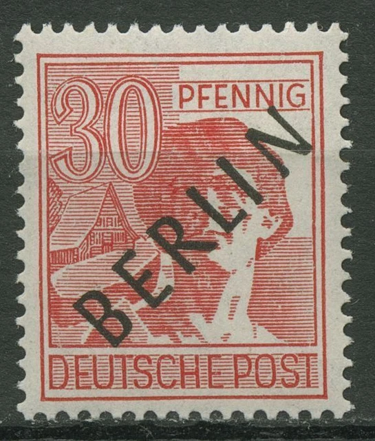 Berlin 1948 Schwarzaufdruck 11 postfrisch